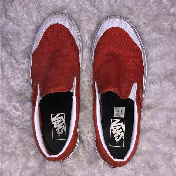 orange slip-on vans - Picture 2 of 3